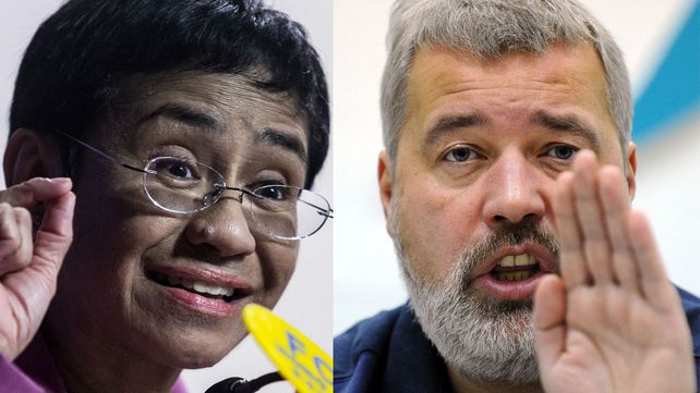 Los periodistas Maria Ressa