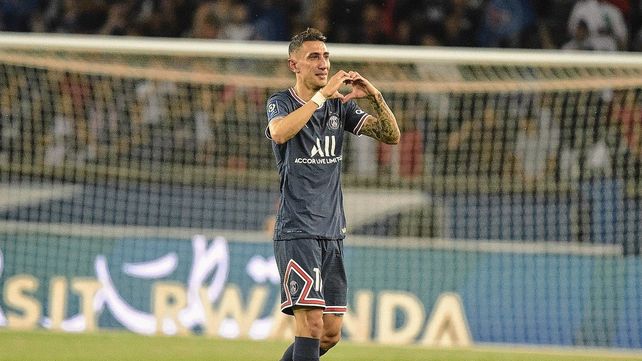 Ángel Di María se despidió del PSG marcando un gol y rompiendo en llanto.