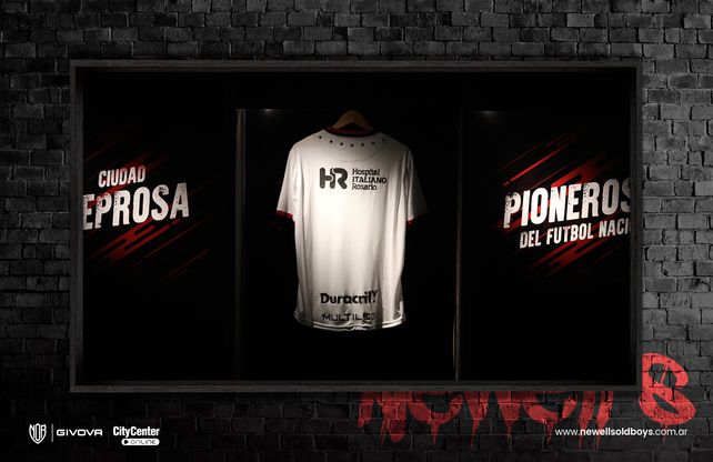 Presentaron la nueva camiseta que usará Newells en esta temporada