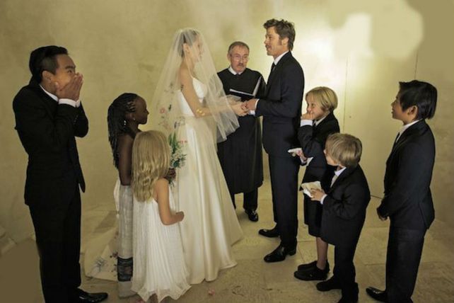 La boda de Brad y Angelina fue hace sólo dos años.