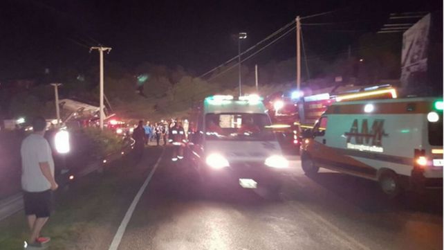 Los chicos fueron traslados a diferentes hospitales.