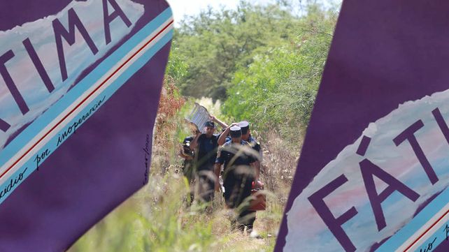 Hallaron un celular escondido que sería el de Fátima Acevedo