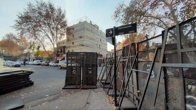 Este miércoles quedó liberto el tránsito en las calles que rodean al Centro de Justicia Penal