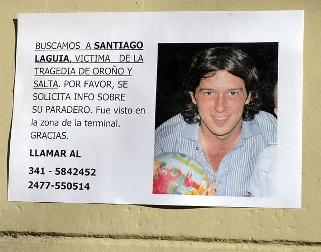 Familiares y amigos convocan a un rastrillaje en busca de Santiago Laguía