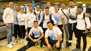 El plantel argentino concentra en Madrid ante del Mundial de Budapest.