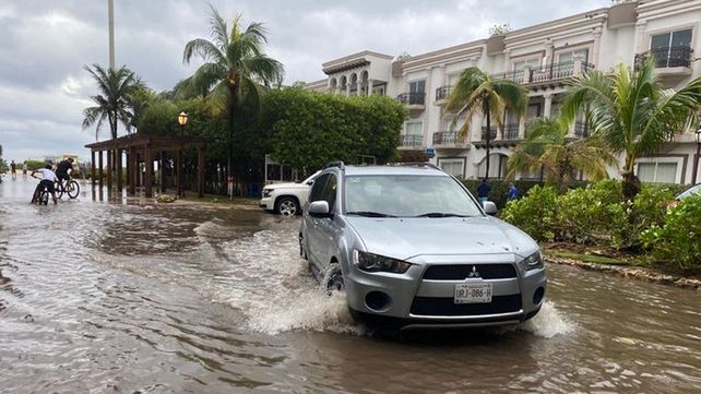 Impactantes imágenes del paso del huracán Delta por Cancún y Playa del Cármen