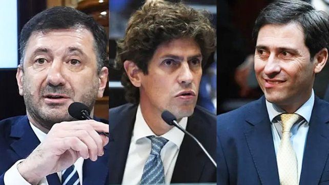 Los candidatos para presidir la Comisión Bicameral de Fiscalización de Organismos y Actividades de Inteligencia: Edgardo Kueider