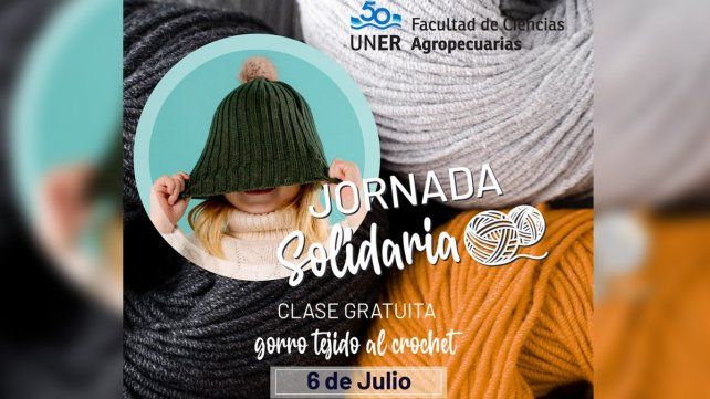 La jornada de crochet será este jueves 6 de julio y es organizado por la Tecnicatura en Jardinería