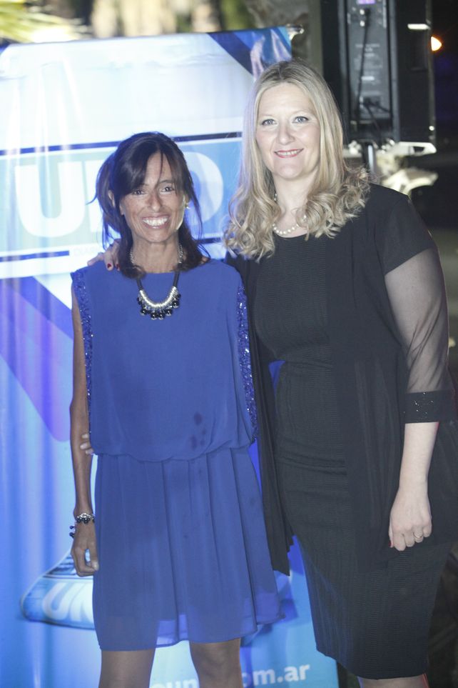 Alejandra Goldsack (presidenta de Banco de Alimentos) y Lorena Cepparo (presidenta de Valos).