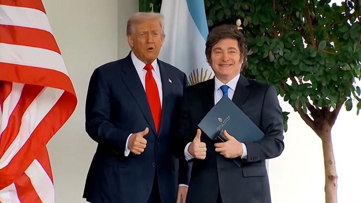 Trump recibió a Milei en la Casa Blanca tras el auxilio financiero de ...