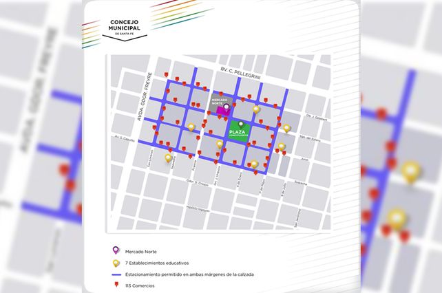 En Barrio Constituyentes se podrá estacionar en los dos márgenes de algunas calles