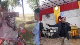 Un pastor evangélico compartió un video en el que se lo ve junto a un joven destrozando con un matafuegos un altar del Gauchito Gil en el nombre de Jesús
