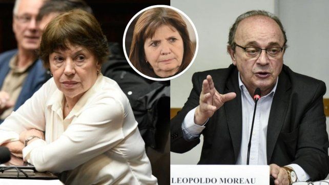 Los diputados Blanca Osuna y Leopoldo Moreau