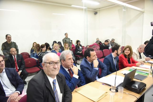 Los abogados defensores en la causa de Los Monos.&nbsp;