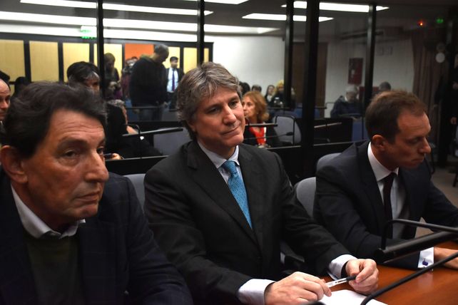 El exvicepresidente Amado Boudou en los tribunales federales de Comdoro Py.&nbsp;