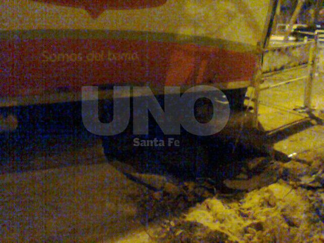 Un camión cayó en un corralito de ASSA