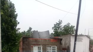 Casas dañadas. Las precipitaciones afectaron varias viviendas en la capital.