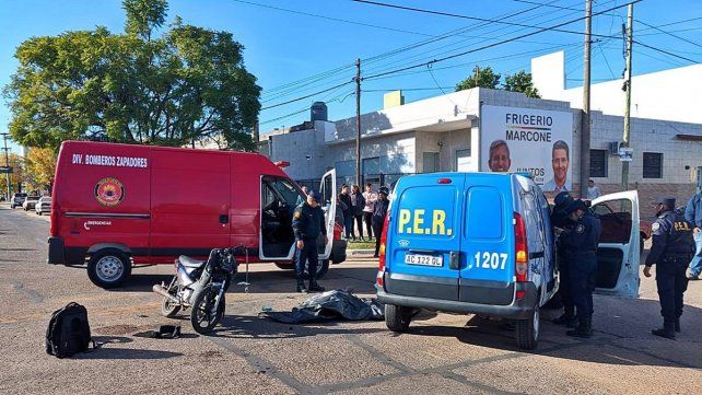 Concordia: murió un motociclista en la avenida San Lorenzo