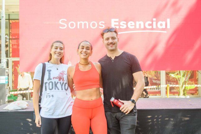 Rocío Larroucau, Agustina Sergi y Emiliano Ducci