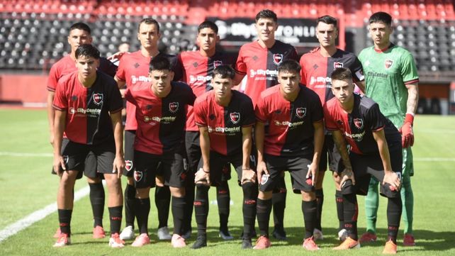 Los once de Newells que salieron a la cancha del Coloso y que le ganaron a Central el clásico de reserva.