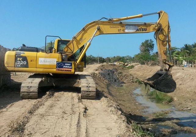Los trabajos. La ampliación y limpieza de canales es una de las tareas que se realizan / Foto: Gentileza Secretaría de Comunicación Social del Gobierno de la Provincia de Santa Fe