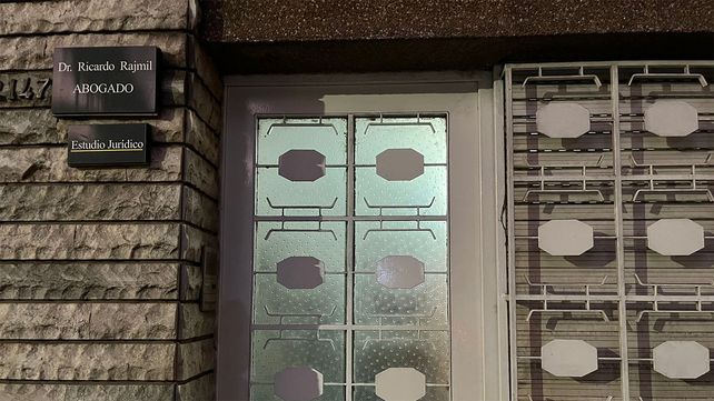 El estudio jurídico de Gálvez al 2100 que fue visitado por delincuentes.&nbsp;