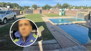 La vivienda de Arroyo Leyes, perteneciente al narco Gabriel Nudel donde estaba el campo de marihuana.&nbsp;