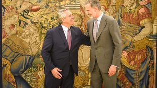 El jefe del Estado se reunió hoy con el rey Felipe VI.