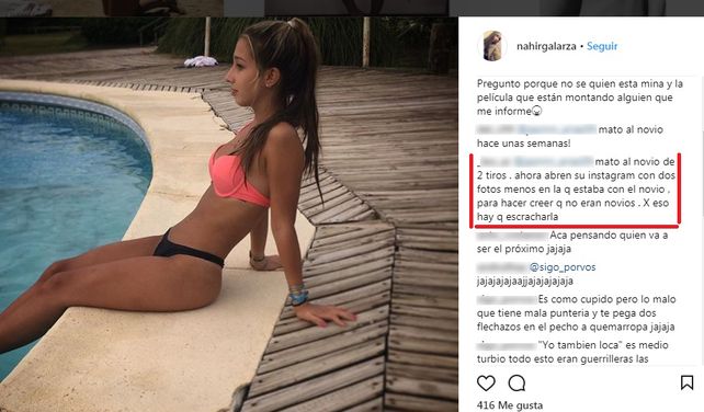 Nahir Galarza no puede usar las redes sociales pero alguien reabrió su Instagram y borró fotos