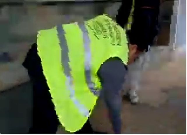 Captura del video que circula en redes sociales. Fuente: Cadena 3.