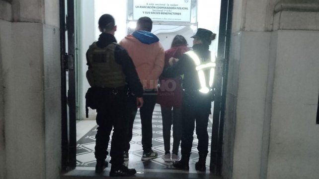 Los detenidos por intentar robar una moto