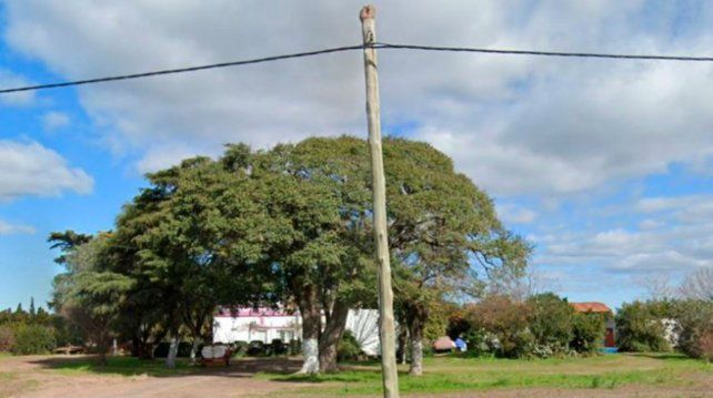 La chacra donde ocurrió el macabro crimen.