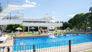 La Dulce, una de las piletas del Jockey Club Rosario, donde se ahogó el niño de 10 años el pasado 2 de enero