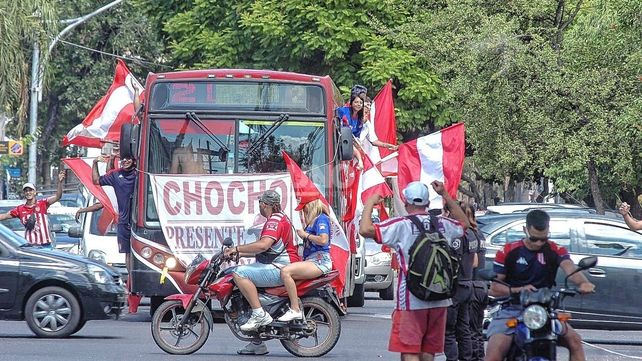 Todo el color de la previa de los hinchas de Unión