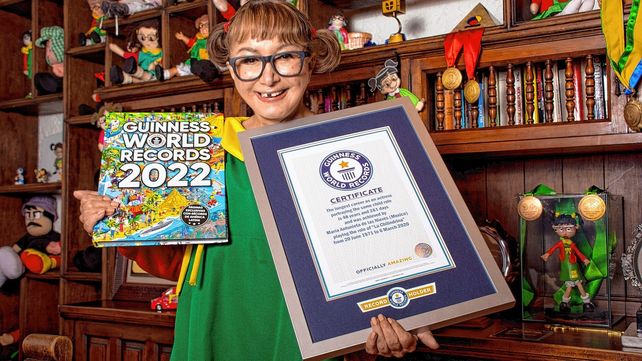 La autoridad mundial en récords reconoció a María Antonieta de las Nieves