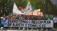 La Marcha de la Bronca en Rosario: críticas a Milei y reclamo por paro general