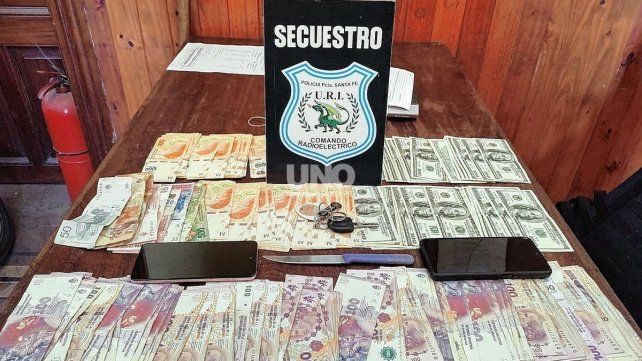 Una pelea entre automovilistas terminó con una gran cantidad de dinero incautado en en el ingreso a barrio Schneider.&nbsp;