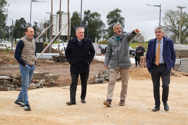 Michlig supervisó el nuevo puente Santa Fe-Santo Tomé: Es una deuda histórica de Nación que la Provincia afronta con recursos de los santafesinos