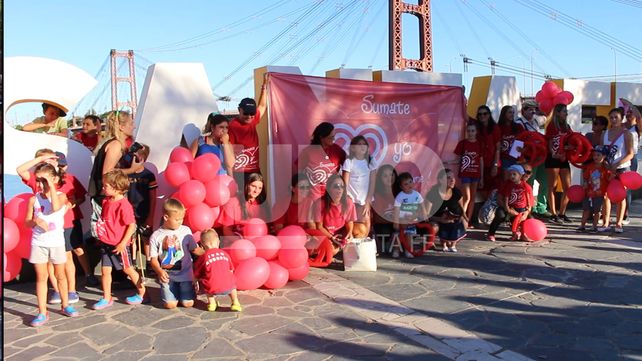 Santa Fe se movilizó por las cardiopatías congénitas