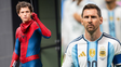 Antes del estreno de la nueva de Spider-Man, Tom Holland elogió a Messi: Es muy inspirador