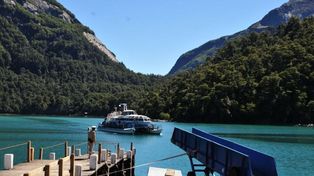 Puerto Blest está ubicado en Bariloche, sobre una de las márgenes del lago Nahuel Huapi.