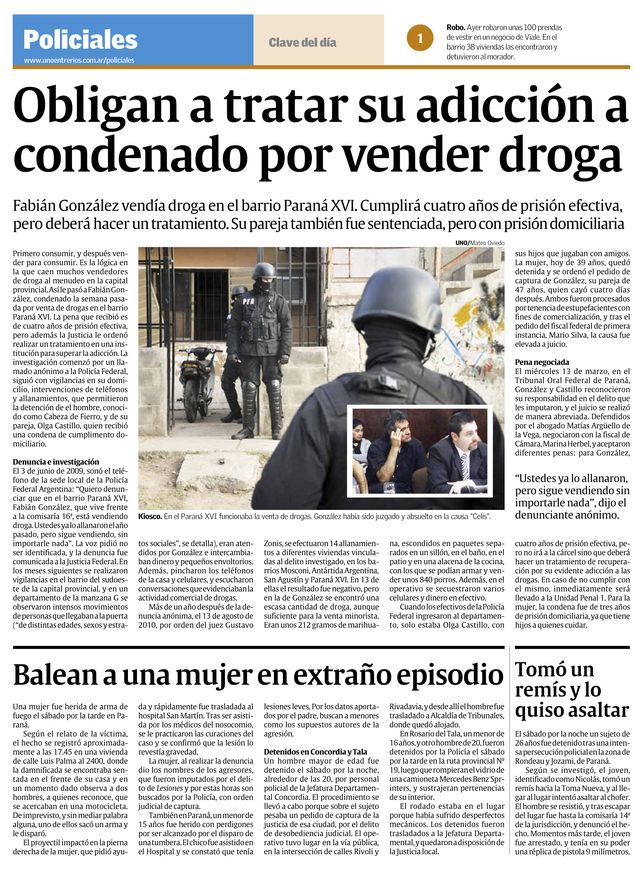 La banda narco que lidera Cabeza de Fierro fue derecho al penal