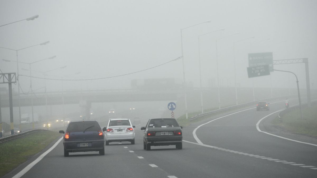 Advierten sobre la presencia de bancos de niebla en rutas de la región sur