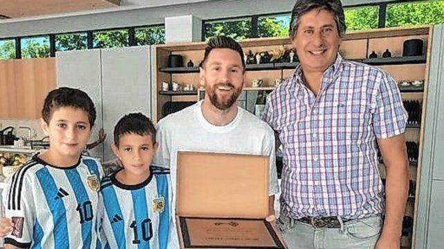 Messi fue declarado ciudadano ilustre de Funes