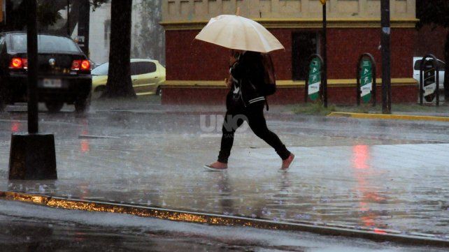 Temporal de lluvias en la ciudad de Santa Fe 
