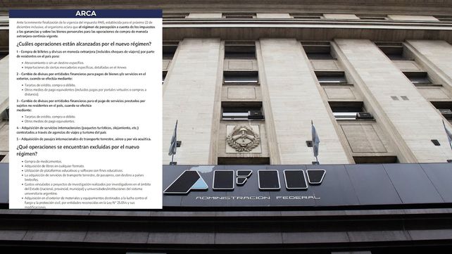 ARCA hizo cambios en Impuesto PAIS, Ganancias y Bienes Personales