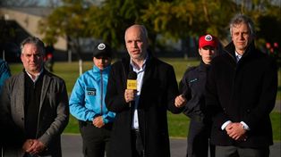 Horacio Rodríguez Larreta encabezó este martes un acto junto con su jefe de Gabinete, Felipe de Miguel, y su ministro de Seguridad, Marcelo D’Alessandro.