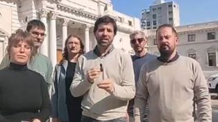 Representantes del colectivo de organizaciones presentaron el petitorio en la Legislatura para frenar el Rigi.