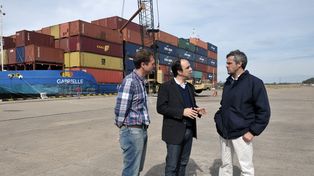 Corral manifestó su satisfacción por nuevas tareas en el Puerto de Santa Fe