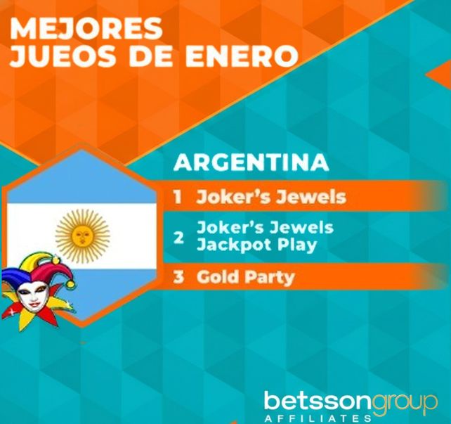 Mejores juegos en Betsson Argentina en el mes de enero
